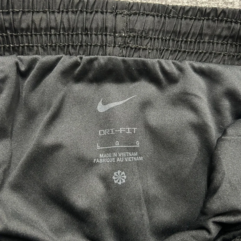 Nike Running Shorts Womens Size S Black Dri-Fit Mesh Trim Athletic Workout Gym